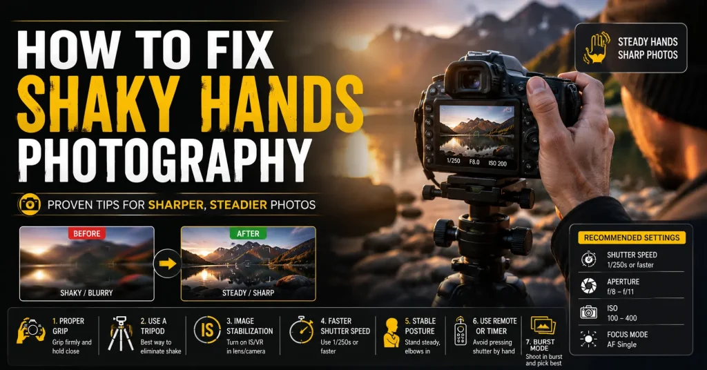 How to Fix Shaky Hands in Photography: A Complete Expert Guide